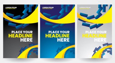 Geometric shape background design for Flyer, Brochure, Leaflet, Poster and Business Card