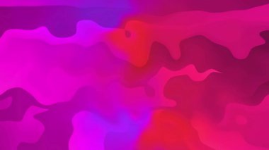 Kırmızı mor arkaplanda soyut sıvı dalga desenli animasyon