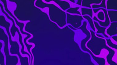 Mor Gradyan Hareketindeki Dinamik Soyut Sıvı Dalga Çizgileri