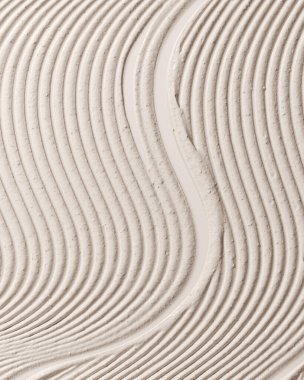 Bej nemlendirici kremin yakın çekim dokusu. Cilt bakım ürünü geçmişi. Yüz maskesi