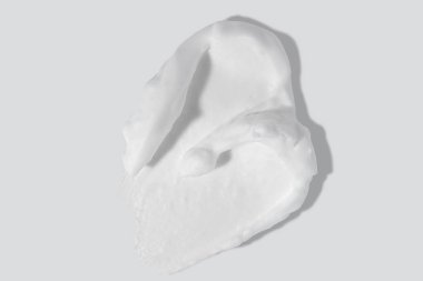 Beyaz arkaplanda köpük örneği