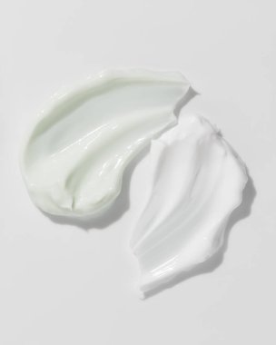 Çeşitli kozmetik maske, krem ya da deri yüzme sıvılarının bileşimi. Güzellik dokusu. Kozmetik ürün örneği. 