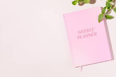 Minimalist Pembe Makyaj Set Allık, Fırça ve Modern Güzellik Estetiği Paketleme 