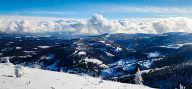Dağların güzel manzarası