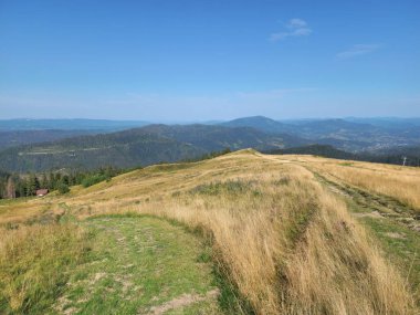 Bir yaz gününde dağ yolu