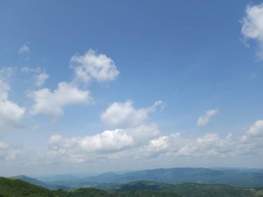 Dağların güzel manzarası