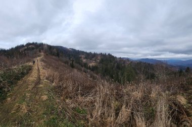 Dağların güzel manzarası