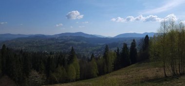 Karpat Dağları 'nın güzel manzarası