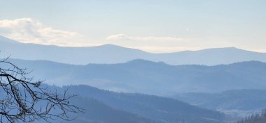 Karpat Dağlarının güzel manzarası