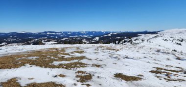 Dağların güzel manzarası