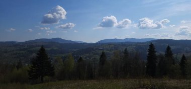 Dağlı güzel yaz manzarası