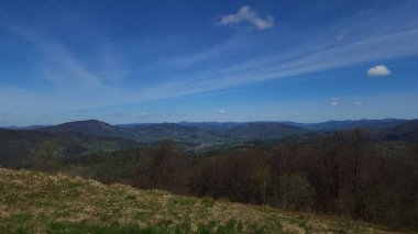 Dağların güzel manzarası