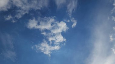 Bulutlu mavi gökyüzü