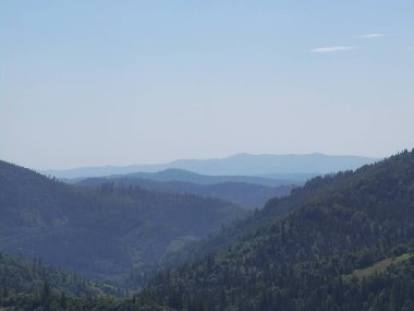 Dağların güzel manzarası