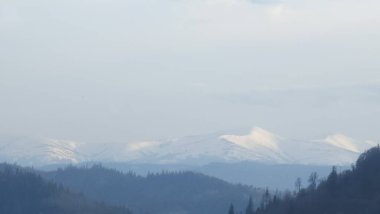 Güzel dağ manzarası. Doğa, seyahat