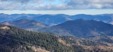 Dağların güzel manzarası