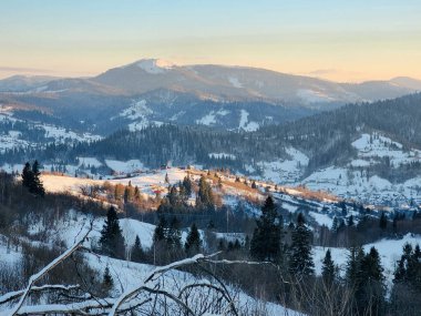 Kış Dağları, Karpatlar, Ukrayna