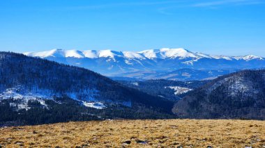 Dağların güzel manzarası