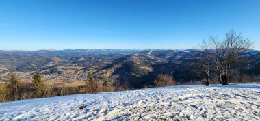 Dağların güzel manzarası