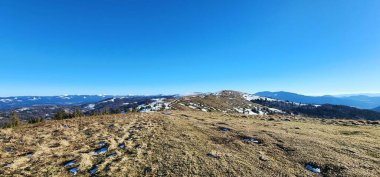 Dağların güzel manzarası