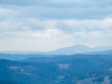 Dağların güzel manzarası