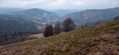 Dağların güzel manzarası