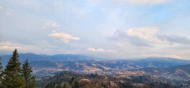 Dağların güzel manzarası