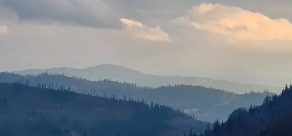 Krásná Krajina Karpatských Horách — Stock fotografie