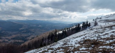 Karpat Dağları 'nın güzel manzarası
