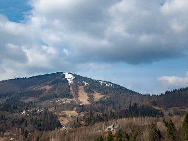 Dağların güzel manzarası