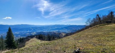 Dağların güzel manzarası