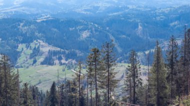Dağların güzel manzarası