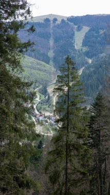 Dağların güzel manzarası