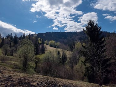 Dağların güzel manzarası