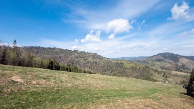Karpat Dağları 'nın güzel manzarası.