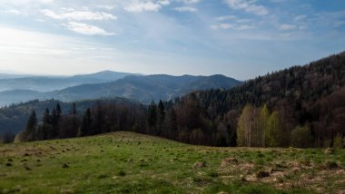 Güzel dağ manzarası. Doğa konsepti