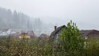 Dağların güzel manzarası