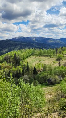 güzel dağ manzarası, doğa, seyahat konsepti