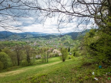 Dağların güzel manzarası
