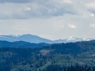 Slovakya 'daki Tatra dağlarının manzarası