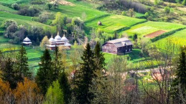 Dağların güzel manzarası