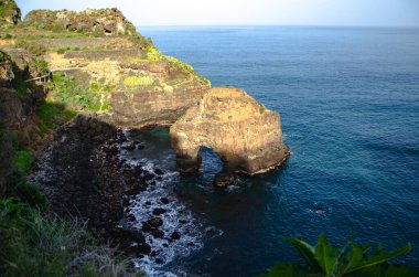 Deniz kıyısının güzel manzarası