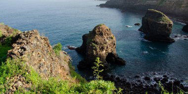 Deniz kıyısının güzel manzarası