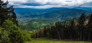 Karpat Dağlarının güzel manzarası