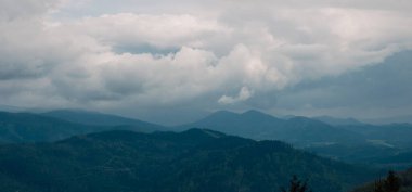 Güzel dağ manzarası. Doğa, seyahat
