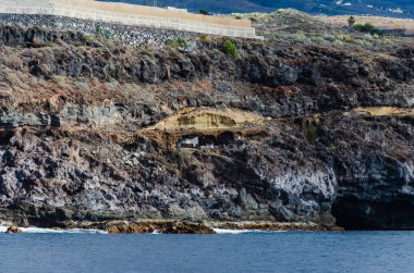 Akdeniz 'deki Santorini Adası.