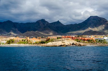 Tenerife, kanarya adaları. İspanya. Tenerife şehri manzarası.