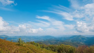 Karpat Dağları 'nın güzel manzarası