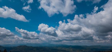 Bulutlu mavi gökyüzü