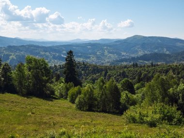 Dağların güzel manzarası